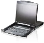 Aten 8-Port 19" LCD CAT5e/6 KVM over IP Switch Dual Rail -