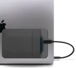 Afterplug 2 ki&scaron;enių lipnus ne&scaron;iojamojo kompiuterio krep&scaron;ys, suderinamas su i&scaron;oriniu ne&scaron;iojamuoju ssd, magic pelė, usb laidu ir daugiau - pilkas