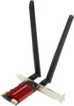 Topiky 1200 mbps dviejų dažnių pcie wlan kortelė, 7260ac pro pcie wlan kortelė su bt 4.0, dviejų dažnių belaidis adapteris, skirtas 7 8 10 11, palaiko 2.4g 5g stiprų suderinamumą