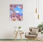 Dcidbei "pasidaryk pats" deimantinė tapyba vy&scaron;nių žiedai japonija 40 x 50 cm - 5d deimantinė tapyba pagal skaičius gėlės peizažas - didelis kryželiu siuvinėtas kalnų fuji paveikslas su deimantais