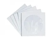 Vinilinė plok&scaron;telė Popieriniai vokai Cd Dvd Blu Ray diskams su langeliu, 100 vnt.