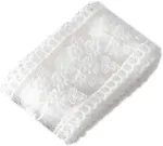 Whakano 4 jardai eleganti&scaron;kas tinklelio siuvinėjimas daisy nėriniai, 4 cm pločio, dekoratyvinė juostelė nėrinių apdaila juostelės stalo dekoravimui, vestuvėms, siuvimo amatams, drabužiams, užuolaidoms, dovanų pakavimo dekoravimui, balta