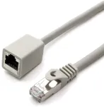 Cat7 tinklo kabelio prailgintuvas 3m, pilkas, 10 Gb/s