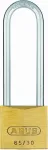 Abus 12292 60mm žalvarinis pakabinamas užraktas su ilgu lankeliu ir vienodais raktais 6302