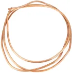 Oumefar 2m varinis apvalus vamzdis, mink&scaron;tas ritės au&scaron;inimo vamzdelis, žalvario medžiaga, pramoninis metalinis vamzdis &scaron;ilumos mainams, id 4mm x od 5mm