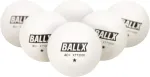 Ballx&reg; Lauko ir vidaus stalo teniso kamuoliukai 6 vnt. - Stalo teniso kamuoliukai - Ping Pong kamuoliukai - Stalo teniso kamuoliukas - Table Tennis & Pingpong Balls - Stalo teniso kamuoliukai 40mm Abs balti