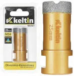 Deimantinė karūna Keltin 25mm M14 skirta gresui, plytelėms, glazūrai, gręžimo karūnėlė