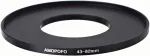 43&ndash;82 mm metalinis filtro žiedas, 43&ndash;82 mm step-up filtro adapterio žiedas &ndash; nuo fotoaparato objektyvo su 43 mm filtro sriegiu iki 82 mm filtro žiedo