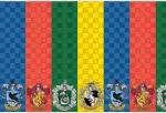Procos Dy10273865 Harry Potter vakarėlio rinkinys, didelis, lėk&scaron;tės, puodeliai, servetėlės, staltiesė, mai&scaron;eliai, reklaminis skydelis, stalo dekoracija, gimtadienio dekoracija, m