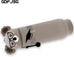 Gdfjbg 2-in-1 silikoninis penalas - Graduate Koalas, Kawaii, stalo ra&scaron;iklių laikiklis, penalas, stalo ra&scaron;iklių laikiklis, užtrauktukas, silikonas, ra&scaron;iklių dėklas, spalvinimo pie&scaron;tukai, žymeklis, pilkas, koala