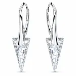 Diamond Sky Jewelry Sidabriniai auskarai moterims DiamondSky &bdquo;Spike II (Sidabrinis Patina)&ldquo; su Swarovski kristalais