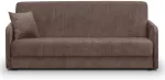 Mebel Elite I&scaron;skleidžiama sofa PORTO, miegamoji dalis 114 &times; 186 cm, ruda