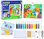 Smėlio tapybos rinkinys &bdquo;Mi&scaron;ko gyvūnai&ldquo;, 3D su LED ap&scaron;vietimu