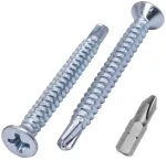 Skir'co (700 vnt.) din 7504 p cinkuoto plieno 3,9 x 38 mm savisriegiai metalui, sriegiklis, įleidžiama galvutė