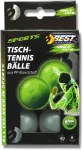 Best Sporting stalo teniso kamuoliukai, &scaron;viečiantys tamsoje, 6 vnt. pakuotė, 1 žvaigždutės kokybė, stalo teniso rinkinys vidaus ir lauko sąlygoms, 40 mm skersmens, ping pong kamuoliukai, stalo teniso priedai
