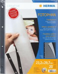 Herma Photo Carton juoda 20 lapų 7577