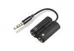 Sharkoon PMP35/TRRS (CTIA) IKI 2X 3.5MM ADAPTERIS