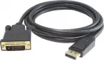 Kabelis PremiumCord Rodyti Uostas - DVI-D 3m juoda (kportadk02-03)