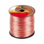 Cabletech Laidas kolonėlėms 2x4.0mm&sup2; skaidrus, OFC varinis