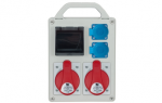 Pawbol R- BOX 240R 4S 2x32A / 5P 2x250V, tu&scaron;čia IP44 B.1703 R langas