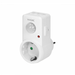 Orno Socket judesio jutiklis 120&deg;, IP20, 280W, Schuko versija