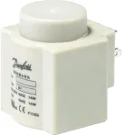 DANFOSS kompakti&scaron;ka ritė vožtuvų serijai B, ritė RC 24V 50/60HZ15W DIN, balta
