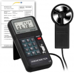 Srauto matuoklis PCE-007-ICA su ISO kalibravimo sertifikatu