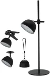 3,5W LED stalo &scaron;viestuvas LIZBONA, juodas, 3000K/4000K/6500K, dimeriuojamas