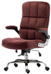 Darba krēsls Domoletti 3288, 52 x 53 x 106 - 116 cm, bordo/sarkankoks