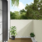 Privatumo suteikianti balkono pertvara, balta, 700x120cm, PVC