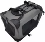 LS Petproducts - Mink&scaron;tas &scaron;unų narvas - XXL - Pilkas - (700024101238)