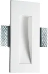 Sieninis &scaron;viestuvas 1W LED užglaistomas &scaron;viestuvas ASTER, baltas, 3000K, 4086600
