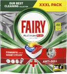 Indaplovių kapsulės Fairy Platinum Plus All In One Lemon, 88 vnt.