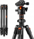 Kf Tripod Ultralight K&f anglies pluo&scaron;to trikojis 162 cm 8kg, skirtas telefono kamerai / K254c2-bh-36 / Kf09.123