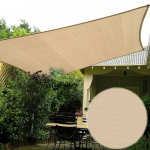 Uždanga/burė nuo saulės, 4x3 m, smėlio spalvos