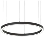 74W LED pakabinamas &scaron;viestuvas FX65 FLOW-P, 1,5m diametro, juodas, 4000K, DALI