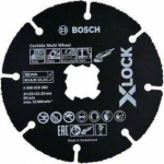 Bosch X-LOCK CARBIDE DAUGIRATAIS PJOVIMO DISKAS 115*1*22,23 10 vnt.