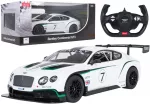 Nuotoliniu būdu valdoma 1:14 Bentley Continental GT3 balta RASTAR