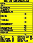 Trytyt STATYBOS INFORMACINĖ LENTA 0,60MM