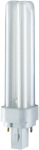 13W lemputė OSRAM DULUX D 827, G24d-1, 2700K