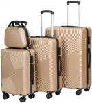 Kelioninių lagaminų rinkinys AZORES GOLD 4in1