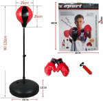 Vaiki&scaron;kas bokso rinkinys su reguliuojamu stovu (iki 120cm)