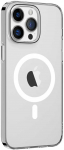 Comma dėklas, skirtas Hard Jacket Mag, skirtas iPhone 15 Plus permatomas antibacterial