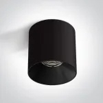 Lubinis &scaron;viestuvas 25W LED cilindro formos pavir&scaron;inis &scaron;viestuvas, juodas, 3000K, 12125R/B/W