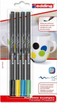 Edding Porceliano žymeklis e-4200, 1-4 mm, blisterinėje pakuotėje, 4 vnt., įvairių spalvų