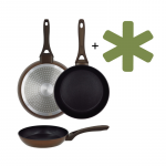 Maku Keptuvė Natura O26cm indukcinė ruda su apsauginiu dangteliu 4744561011834