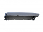 Stogelis lauko sūpynėms Patio Rimini / Venezia, 228 x 126 cm, atsparus vandeniui, pilkas
