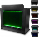DNA Professional DJ BOOTH BK - DJ booth with illuminated RGB LED panel (juodas)
