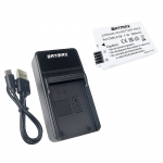 Canon LP-E8 akumuliatorius 1800 mAh + greitasis LED pakrovėjas