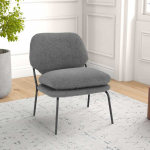 Fotelis Promotions Akcentinė kėdė, 62x76x80 cm, pilka
